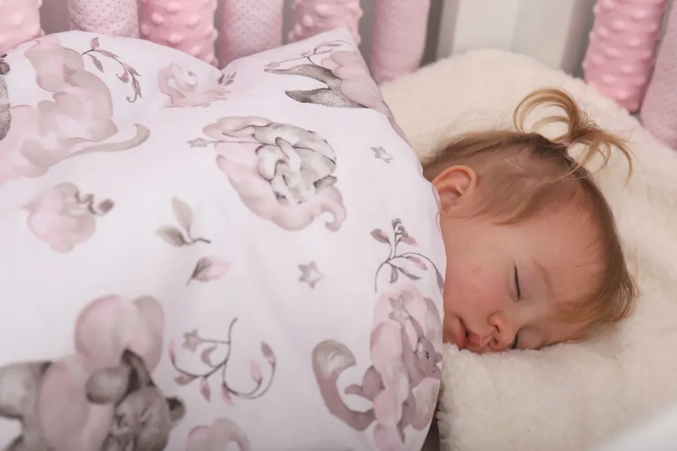 Babymam ochraniacz modułowy do łóżeczka minky 20el