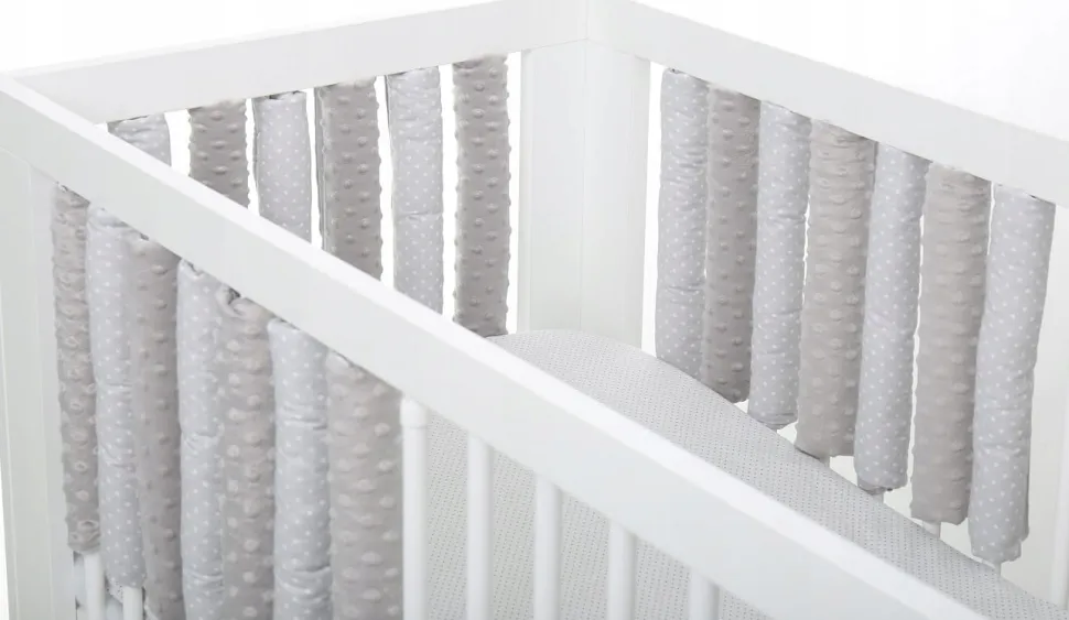 Babymam ochraniacz modułowy do łóżeczka minky 20el