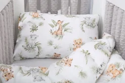 Babymam ochraniacz modułowy do łóżeczka minky 20el