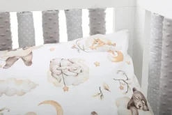 Babymam ochraniacz modułowy do łóżeczka minky 20el