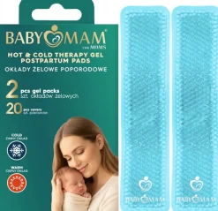 Babymam okłady żelowe do terapii ciepłem i zimnem wkładki po porodzie 2szt