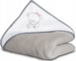Babymam okrycie kąpielowe ręcznik 100x100 bawełna