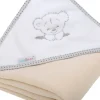 Babymam okrycie kąpielowe ręcznik 100x100 bawełna