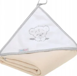 Babymam okrycie kąpielowe ręcznik 100x100 bawełna
