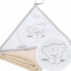 Babymam okrycie kąpielowe ręcznik 100x100 bawełna