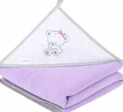 Babymam okrycie kąpielowe ręcznik 100x100 bawełna