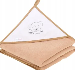 Babymam okrycie kąpielowe ręcznik 100x100 bawełna