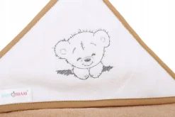 Babymam okrycie kąpielowe ręcznik 100x100 bawełna