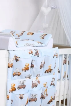 Babymam organizer przybornik do łóżeczka łóżeczko