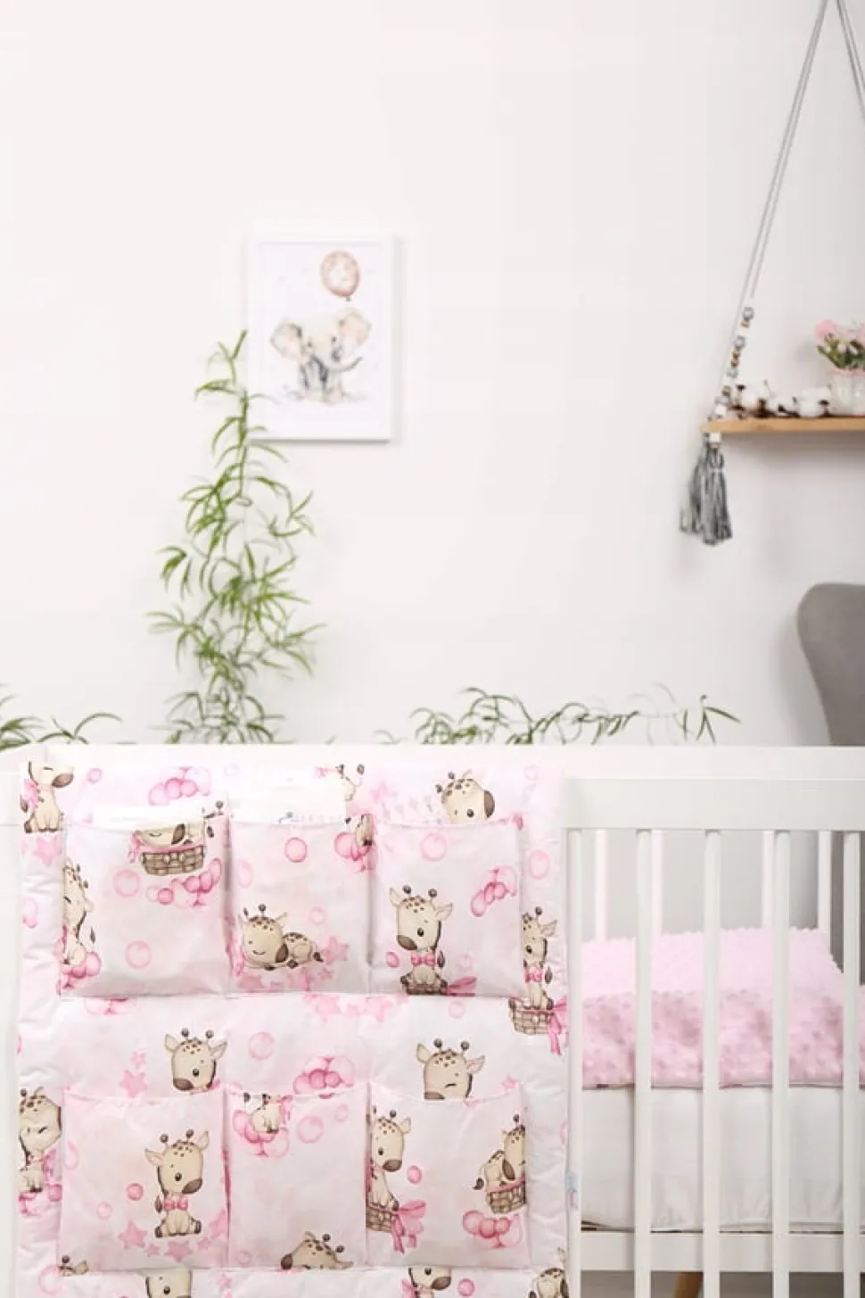 Babymam organizer przybornik do łóżeczka łóżeczko