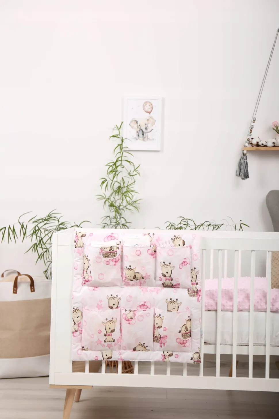 Babymam organizer przybornik do łóżeczka łóżeczko