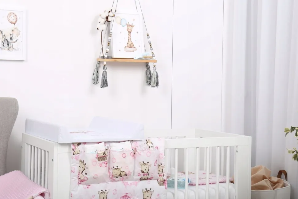 Babymam organizer przybornik do łóżeczka łóżeczko