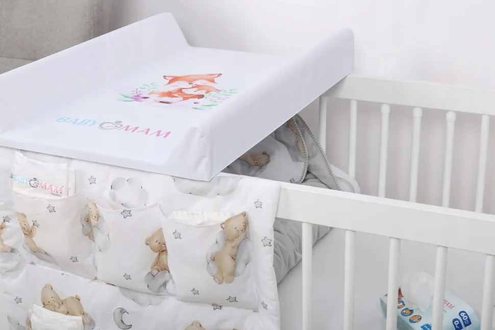 Babymam organizer przybornik do łóżeczka łóżeczko