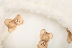Babymam otulacz do fotelika wózka nosidełka zapinany ciepły bawełna plusz