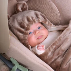 Babymam otulacz do fotelika wózka nosidełka zapinany ciepły bawełna plusz