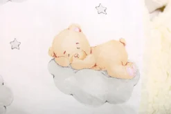 Babymam otulacz do fotelika wózka nosidełka zapinany ciepły bawełna plusz