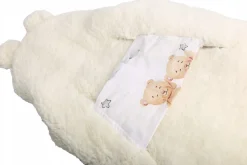 Babymam otulacz do fotelika wózka nosidełka zapinany ciepły bawełna plusz