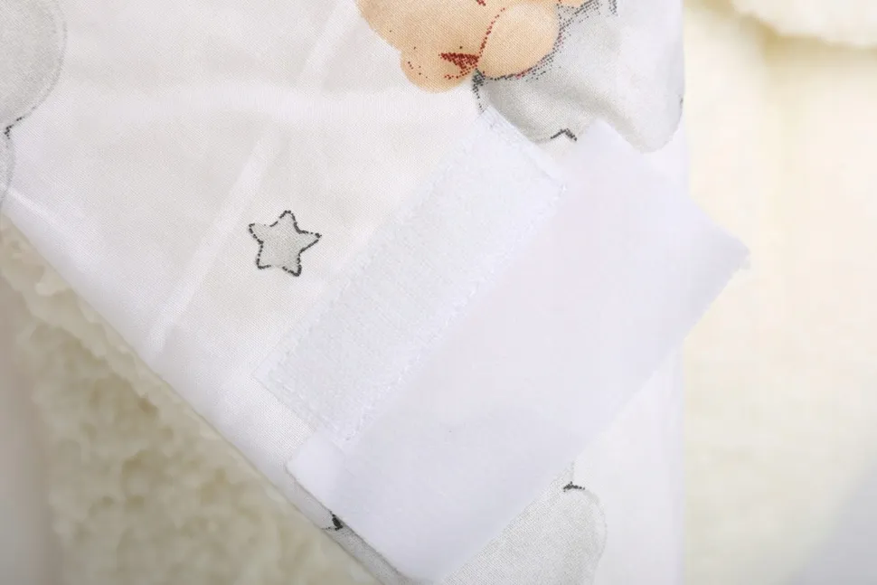 Babymam otulacz do fotelika wózka nosidełka zapinany ciepły bawełna plusz