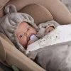 Babymam otulacz do fotelika wózka nosidełka zapinany ciepły bawełna plusz