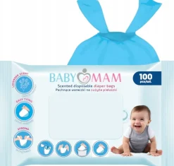 Babymam pachnące woreczki na zużyte pieluszki babymam 100szt