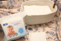 Babymam płatki kosmetyczne bawełniane dla niemowląt dzieci 60szt