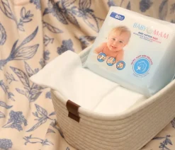 Babymam płatki kosmetyczne bawełniane dla niemowląt dzieci 60szt