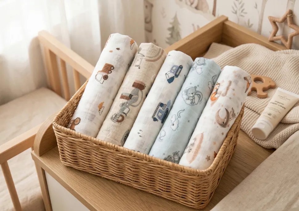 Babymam pieluchy tetrowe bawełna 100% zestaw 5szt