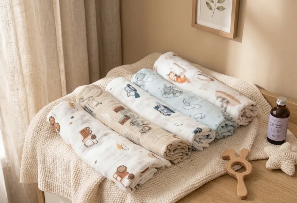Babymam pieluchy tetrowe bawełna 100% zestaw 5szt