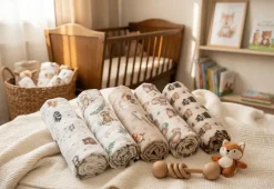 Babymam pieluchy tetrowe bawełna 100% zestaw 5szt
