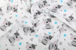 Babymam pieluszki flanelowe kolorowe pieluchy premium 5szt