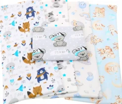 Babymam pieluszki flanelowe kolorowe pieluchy premium 5szt