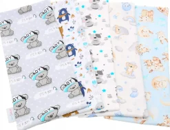 Babymam pieluszki flanelowe kolorowe pieluchy premium 5szt