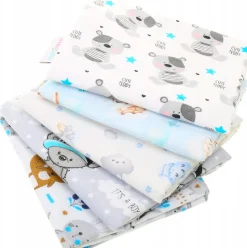 Babymam pieluszki flanelowe kolorowe pieluchy premium 5szt