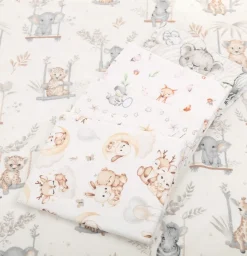Babymam pieluszki flanelowe kolorowe pieluchy premium 5szt