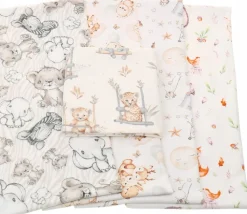 Babymam pieluszki flanelowe kolorowe pieluchy premium 5szt