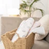 Babymam pieluszki flanelowe kolorowe pieluchy premium 5szt