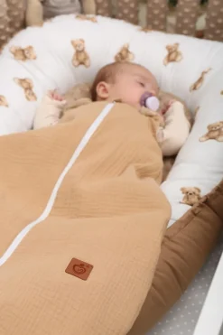 Babymam śpiworek do spania muślinowy regulowany niemowlęcy double light