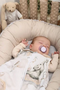 Babymam śpiworek do spania muślinowy regulowany niemowlęcy muślin light