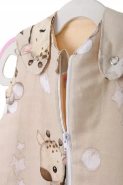 Babymam śpiworek do spania muślinowy regulowany niemowlęcy muślin light