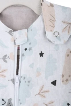 Babymam śpiworek do spania muślinowy regulowany niemowlęcy muślin light