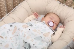 Babymam śpiworek do spania muślinowy regulowany niemowlęcy muślin light
