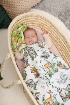 Babymam śpiworek do spania muślinowy regulowany niemowlęcy muślin light