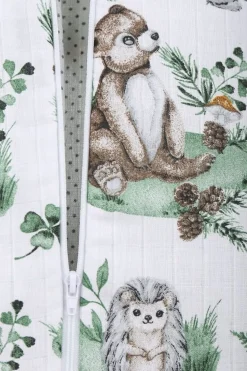 Babymam śpiworek do spania muślinowy regulowany niemowlęcy muślin light