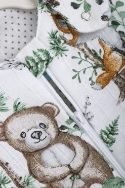 Babymam śpiworek do spania muślinowy regulowany niemowlęcy muślin light