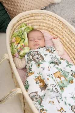 Babymam śpiworek do spania muślinowy regulowany niemowlęcy muślin light