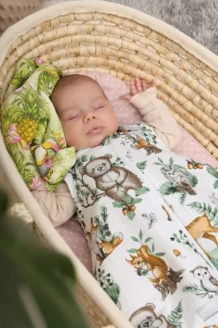 Babymam śpiworek do spania muślinowy regulowany niemowlęcy muślin light