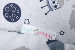 Babymam śpiworek do spania muślinowy regulowany niemowlęcy muślin light