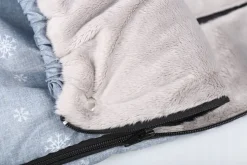 Babymam śpiworek do wózka sanek gondoli wodoodporny ocieplany z futerkiem