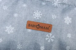 Babymam śpiworek do wózka sanek gondoli wodoodporny ocieplany z futerkiem