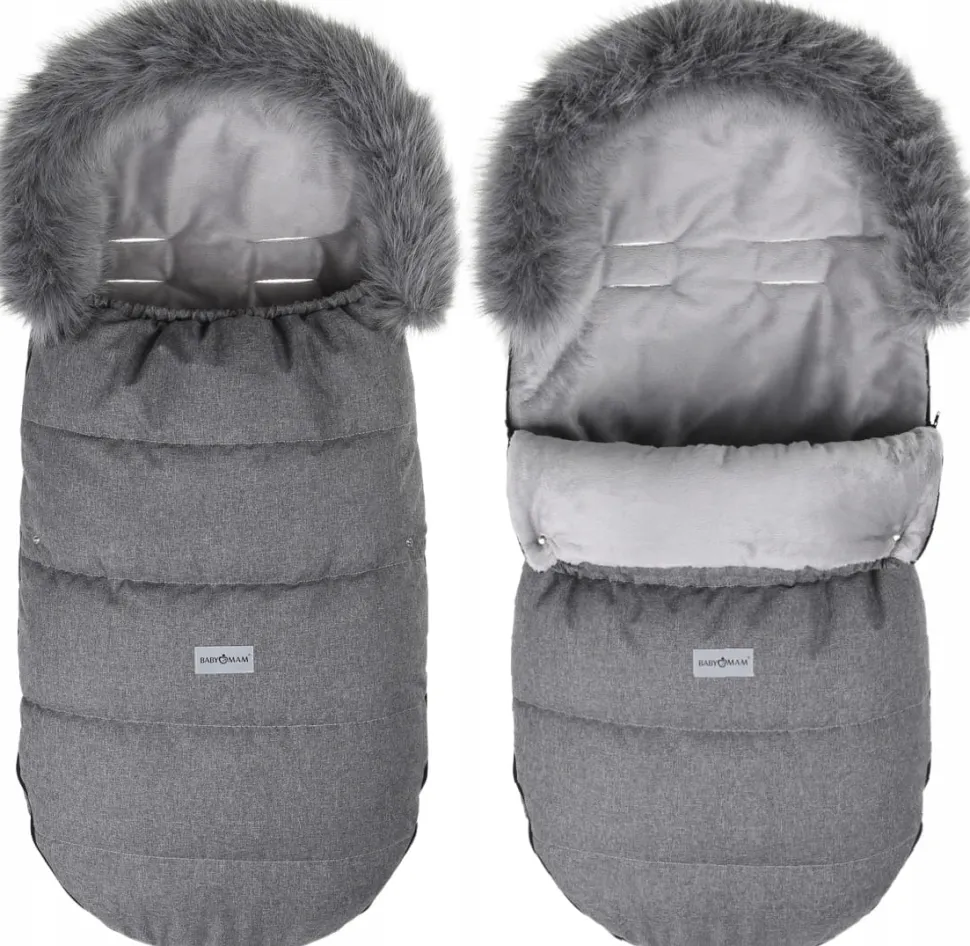 Babymam śpiworek do wózka sanek na zimę maxi 114cm